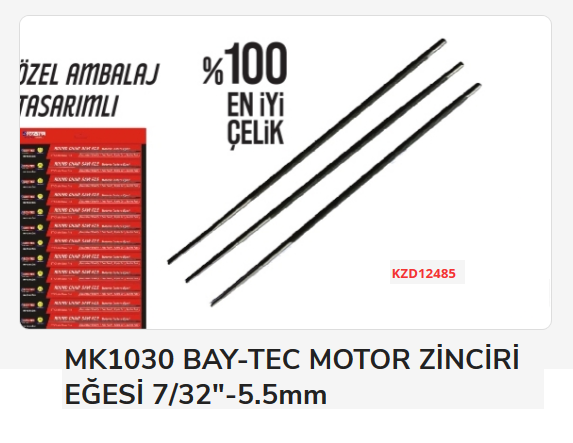Mk1030 Bay-Tec Motor Eğesi 7/32-5.5