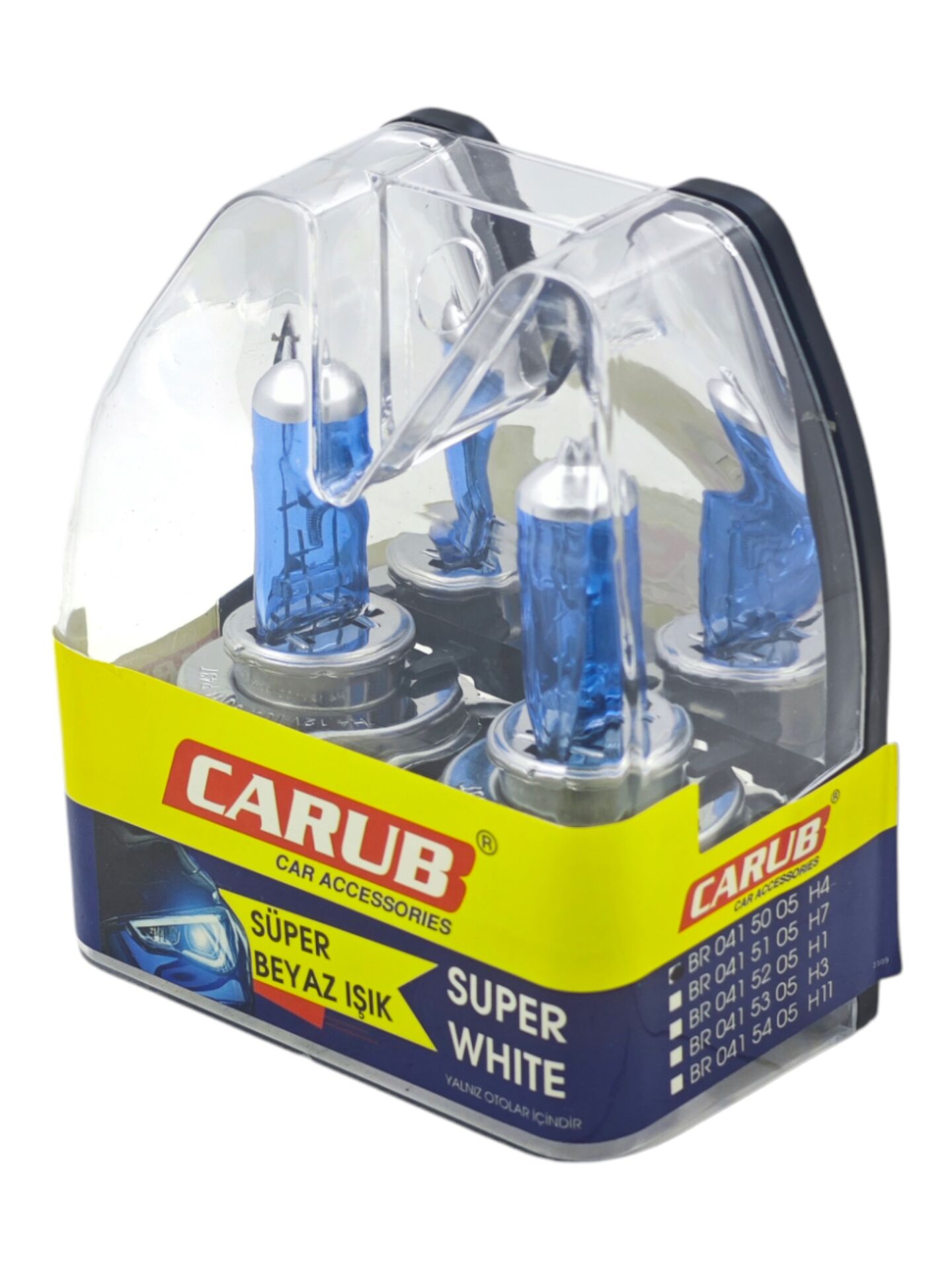 BR041 50 05 Carub H4 12V 55-100W Süper beyaz Işık