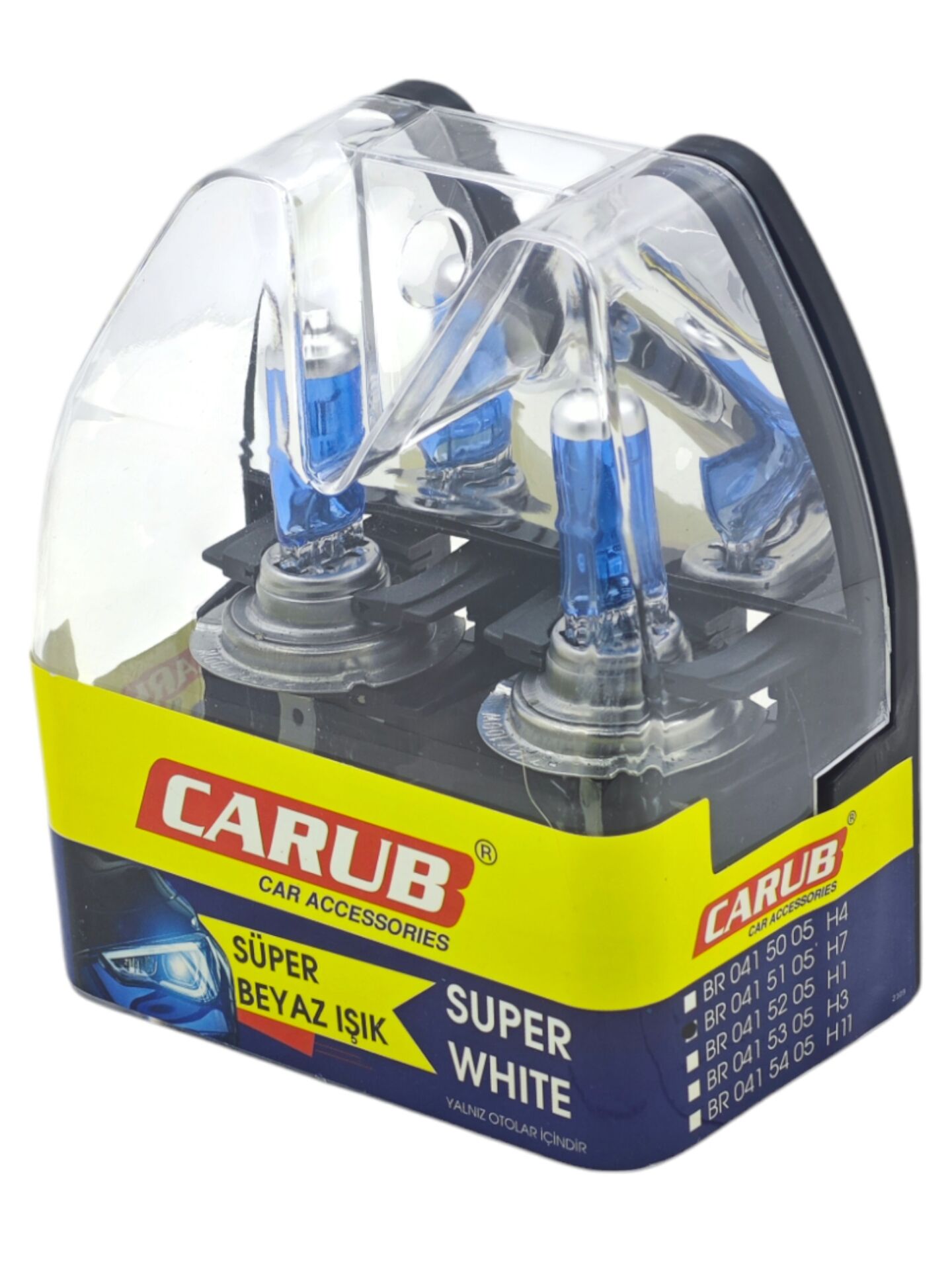 BR041 51 05 Carub H7 12V 55-100W Süper beyaz Işık