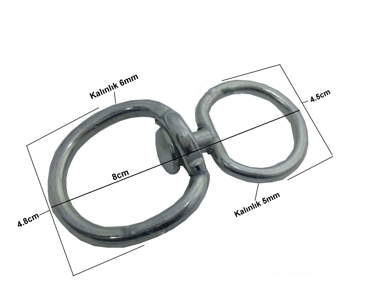 Fd 003 Galvenizli Metal Firdöndü 8Mm