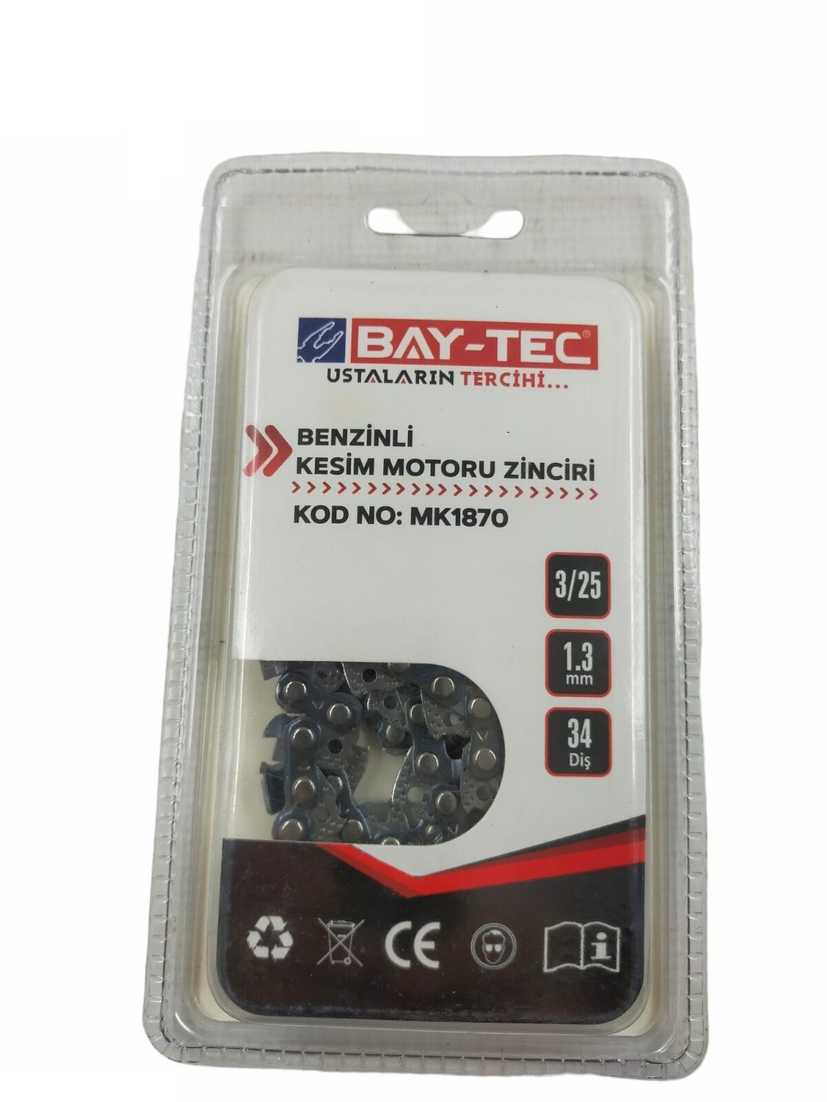 Mk1870 Bay-Tec Motor Zinciri 325 - 34 Diş