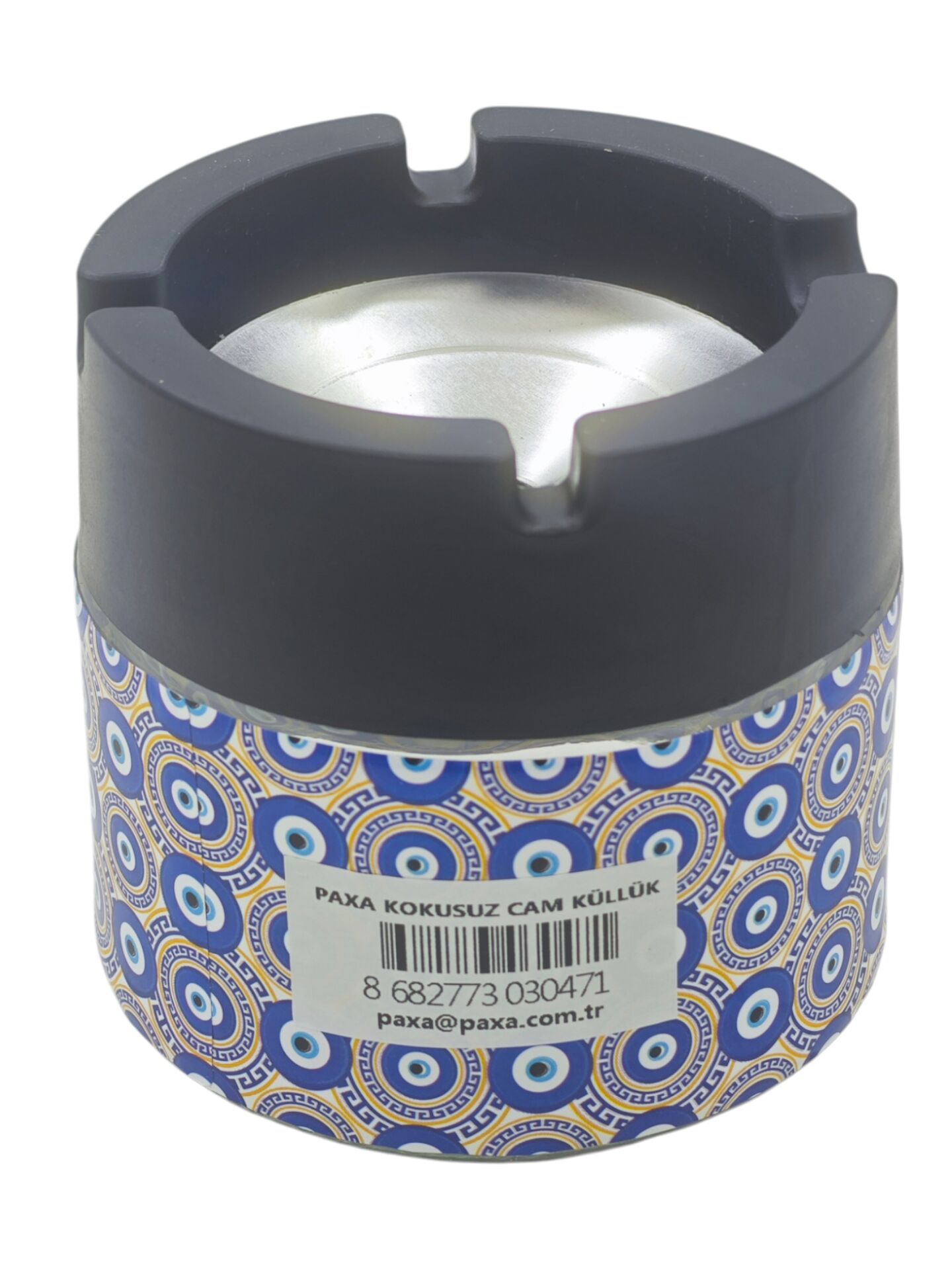 P-3047 Paxa Kokusuz Desenli Cam Küllük 330cc