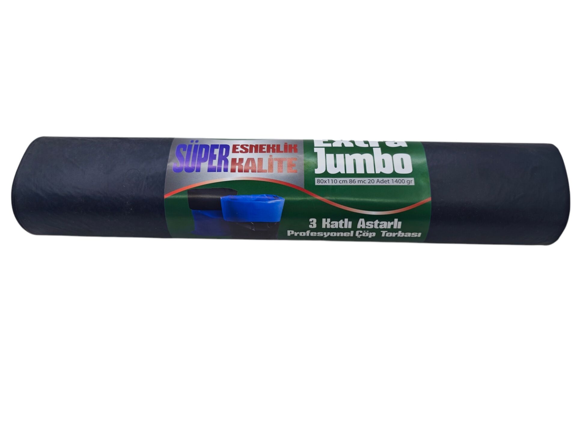 SP-5739 Çöp Dök Extra Jumbo 3 Katlı Astarlı Çöp torbası