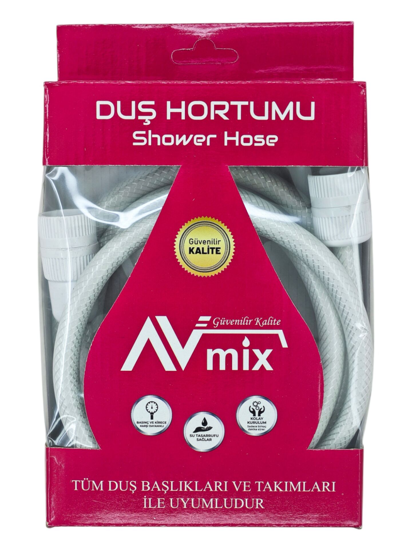 AV-419 Avmix Plastik Duş Hortumu