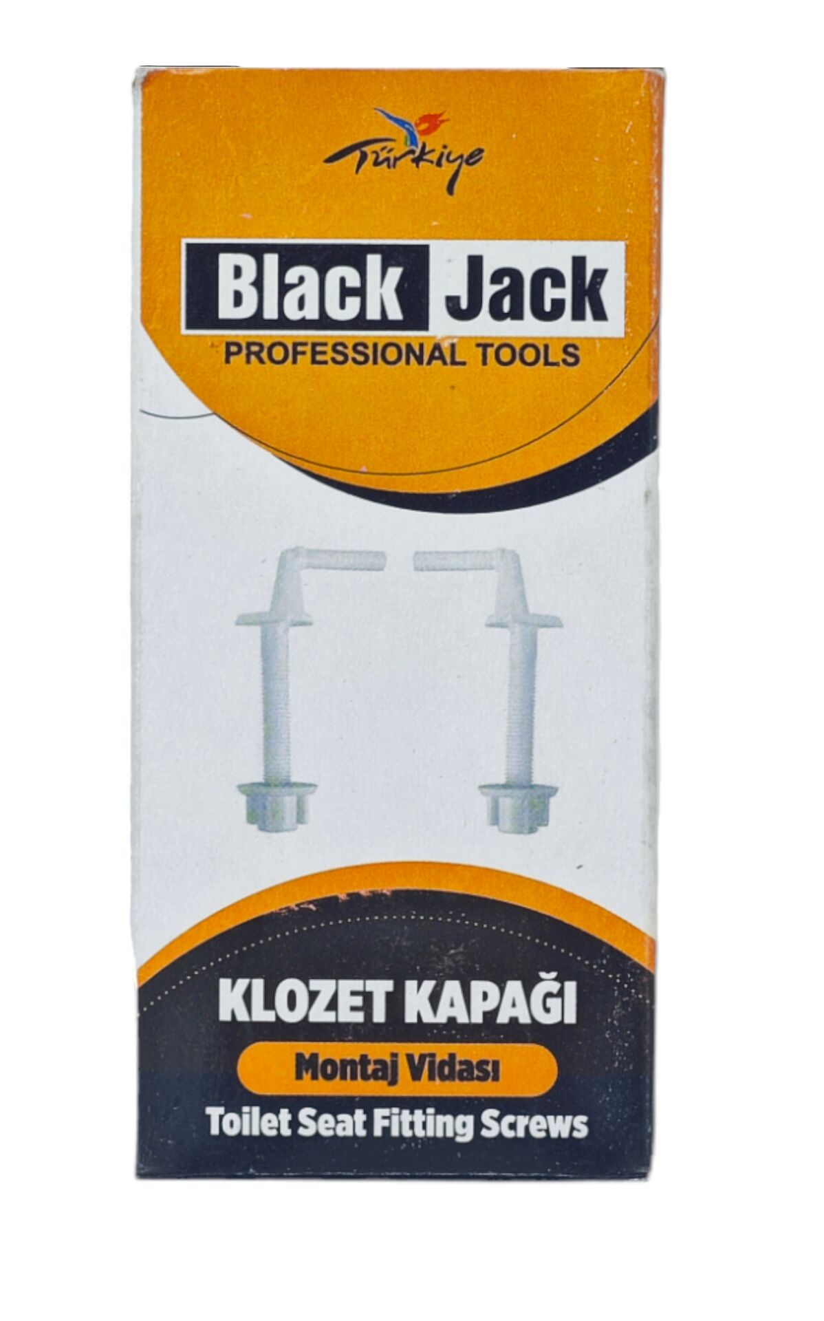 Sv 001 Black Jack Klozet Kapağı Montaj Vidası - Plastik