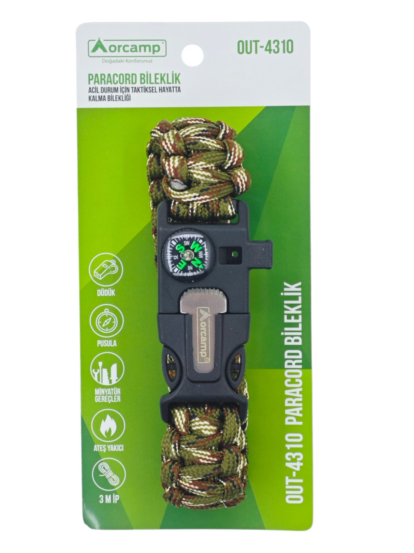 OUT-4310 Orcamp Paracord Bileklik