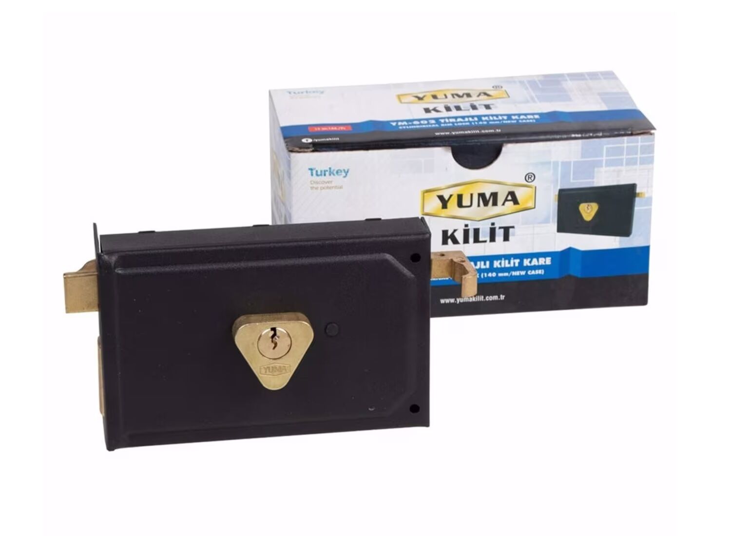YM-602 Yuma Tirajlı Kilit Kare 14cm