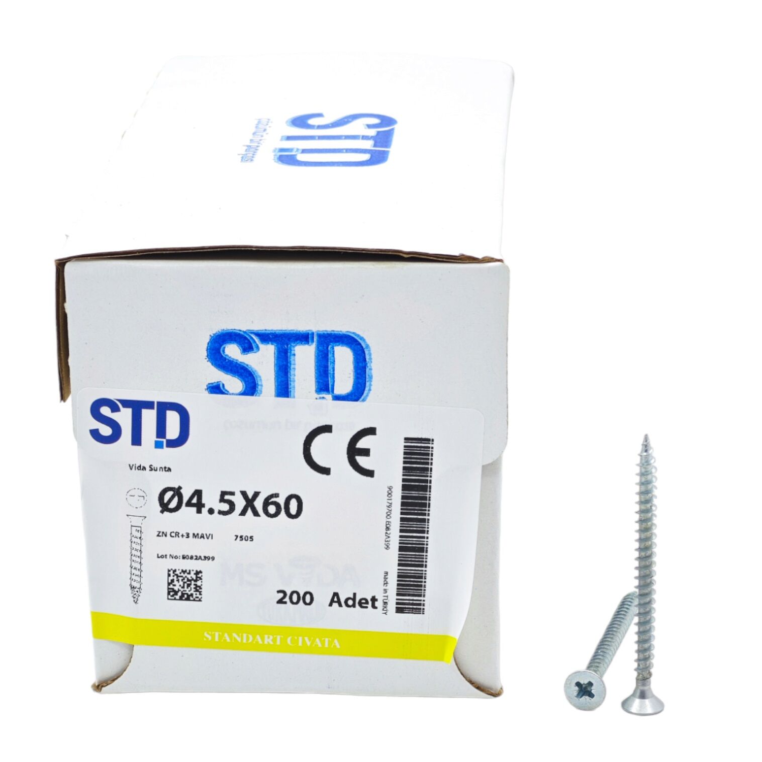 4560 STD 4.5*60mm Sunta Vidası 200lü