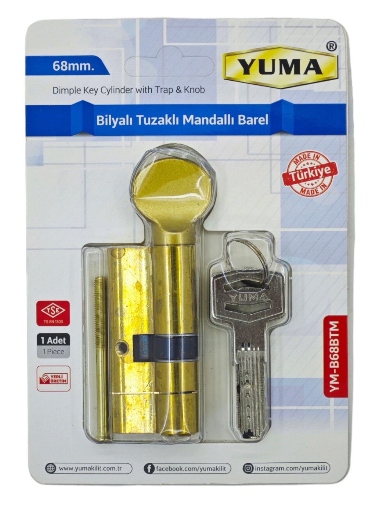 Ym-B68Btm Yuma Tuzaklı Mandallı Barel 68Mm