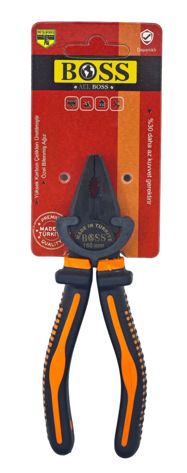 1024 Boss Premiüm Çelik Pense 6 160Mm