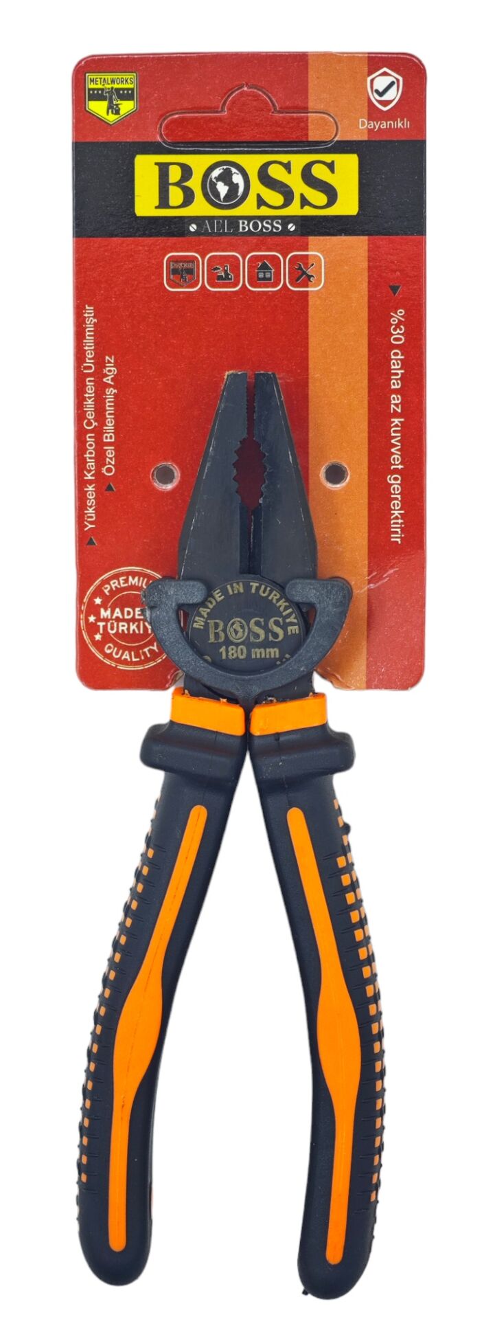 1029 Boss Premiüm Çelik Pense 7 180Mm