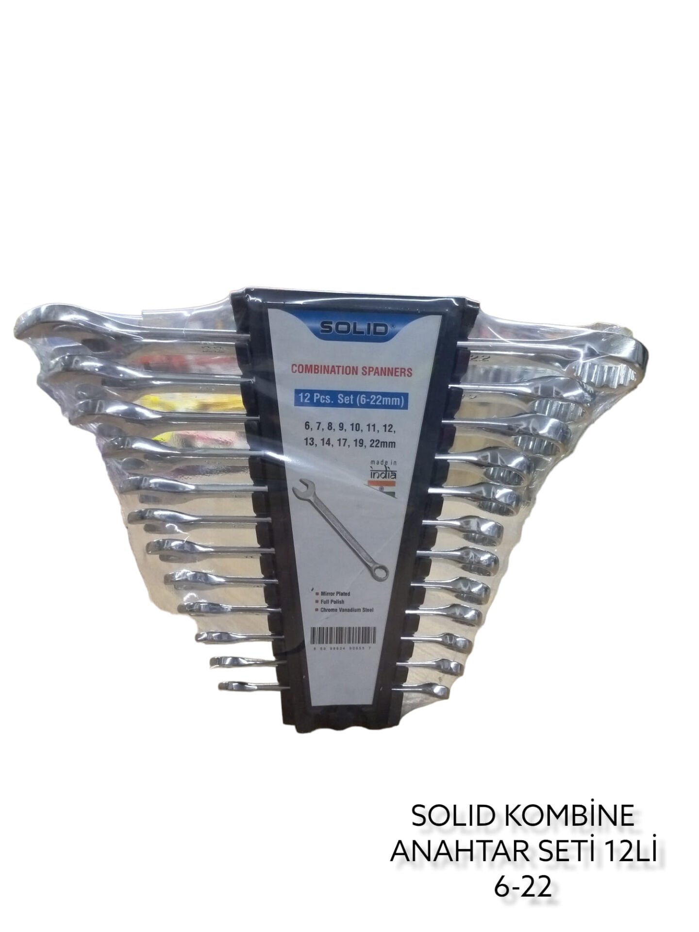08266 Solıd Kombine Anahtar Seti 12Li - 6-22Mm