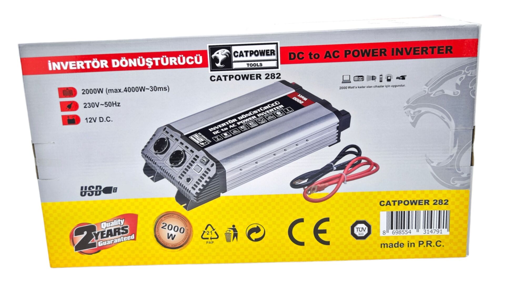 282 Catpower İnverter/İnvertör Dönüştürücü 2000W
