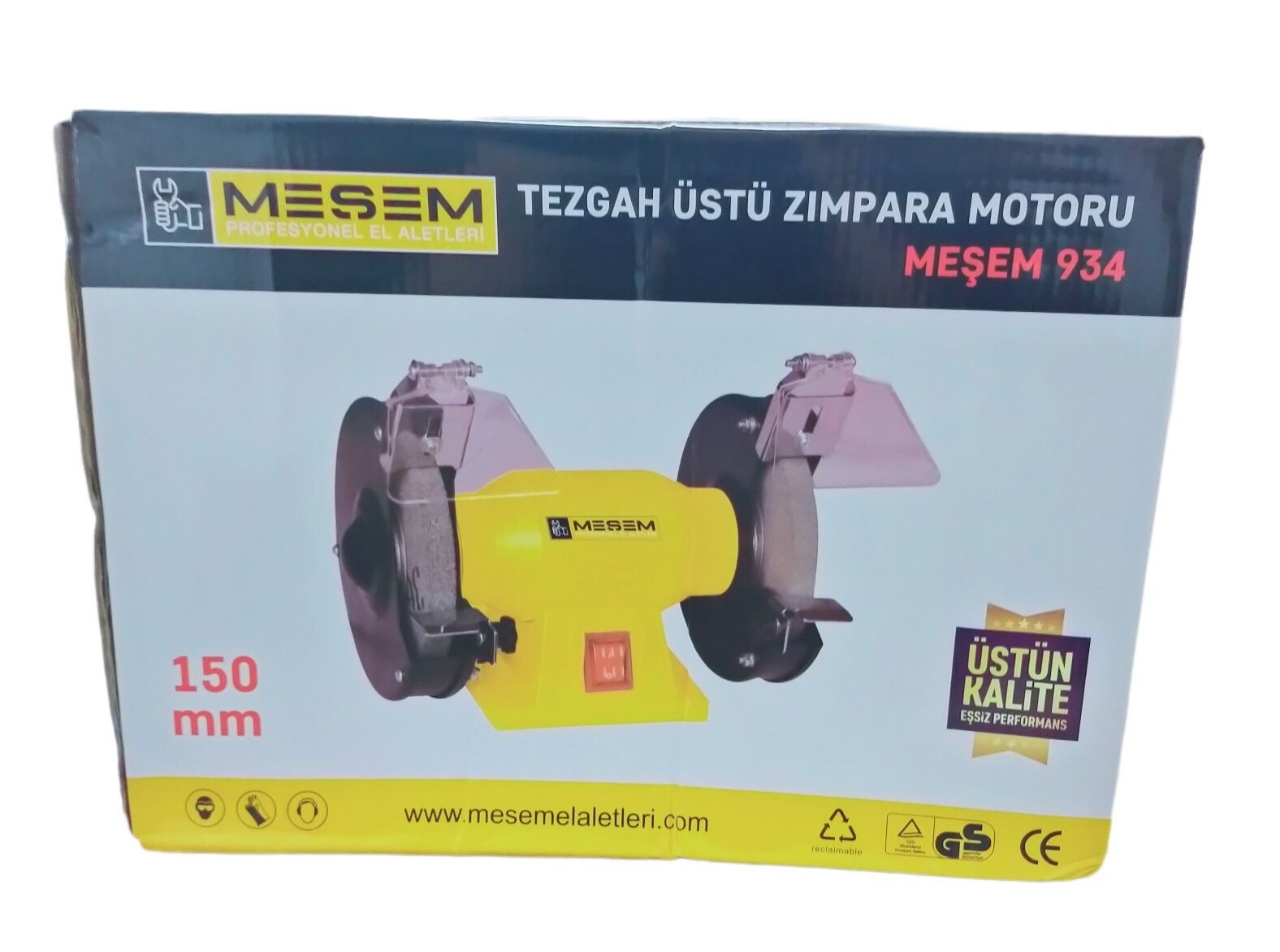 M-934 Meşem Tezgah Üstü Zımpara Motoru 150Mm