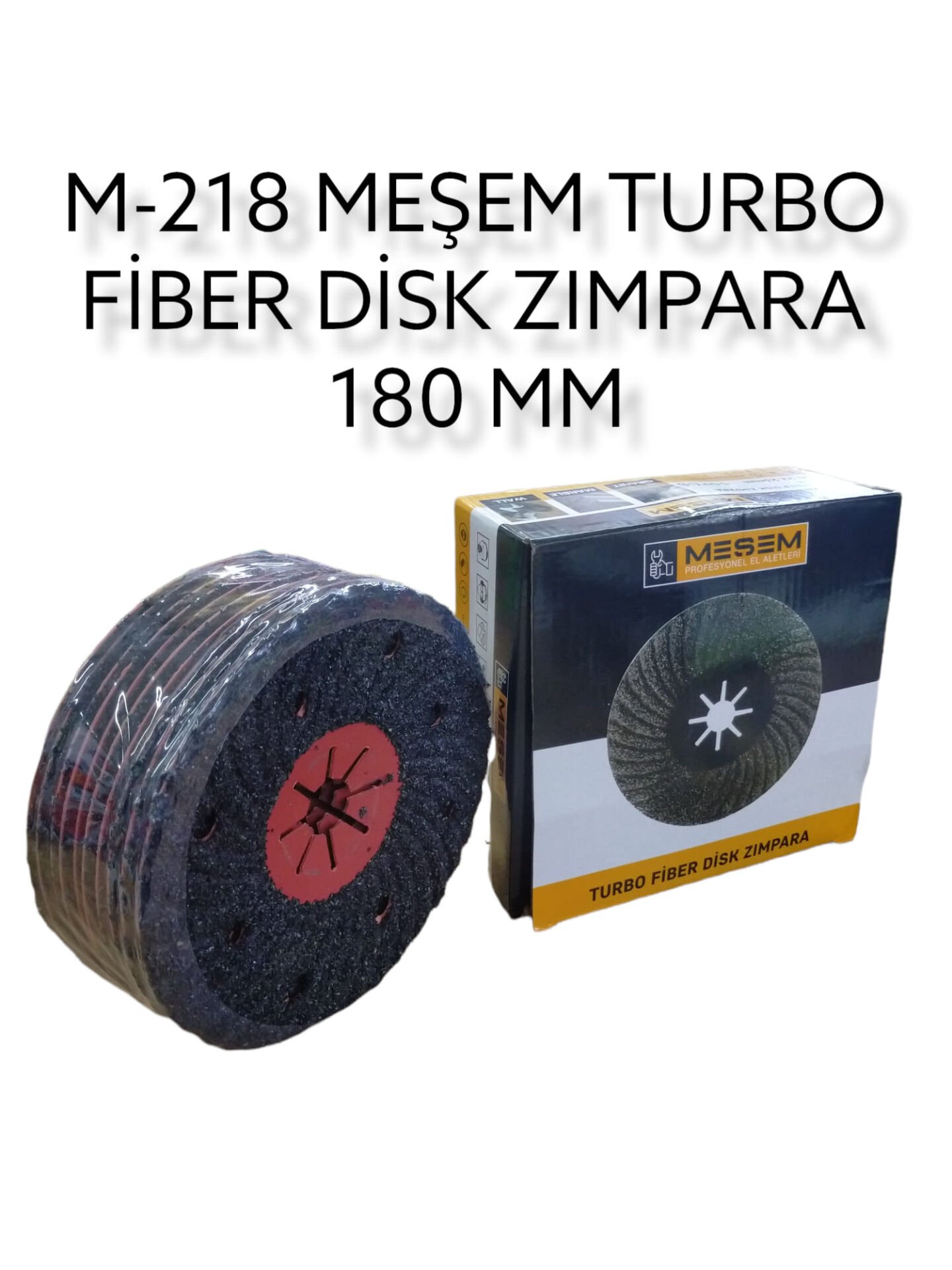 M-218 Meşem Turbo Fiber Disk Zımpara 180Mm
