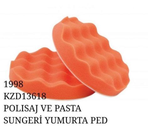 1998 Meşem Pasta Polısaj Süngeri 150Mm - Cırtlı Ped