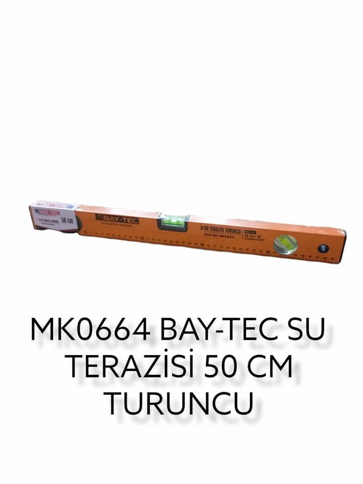 Mk0664 Bay-Tec Su Terazisi 50Cm - Turuncu