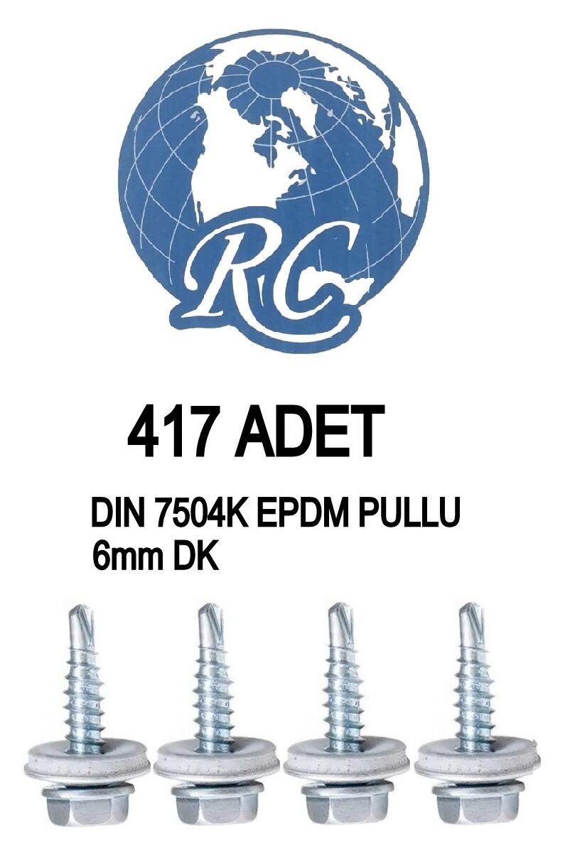 5525 5.5*25 Matkap Uçlu Trapez Çatı Vıda adet