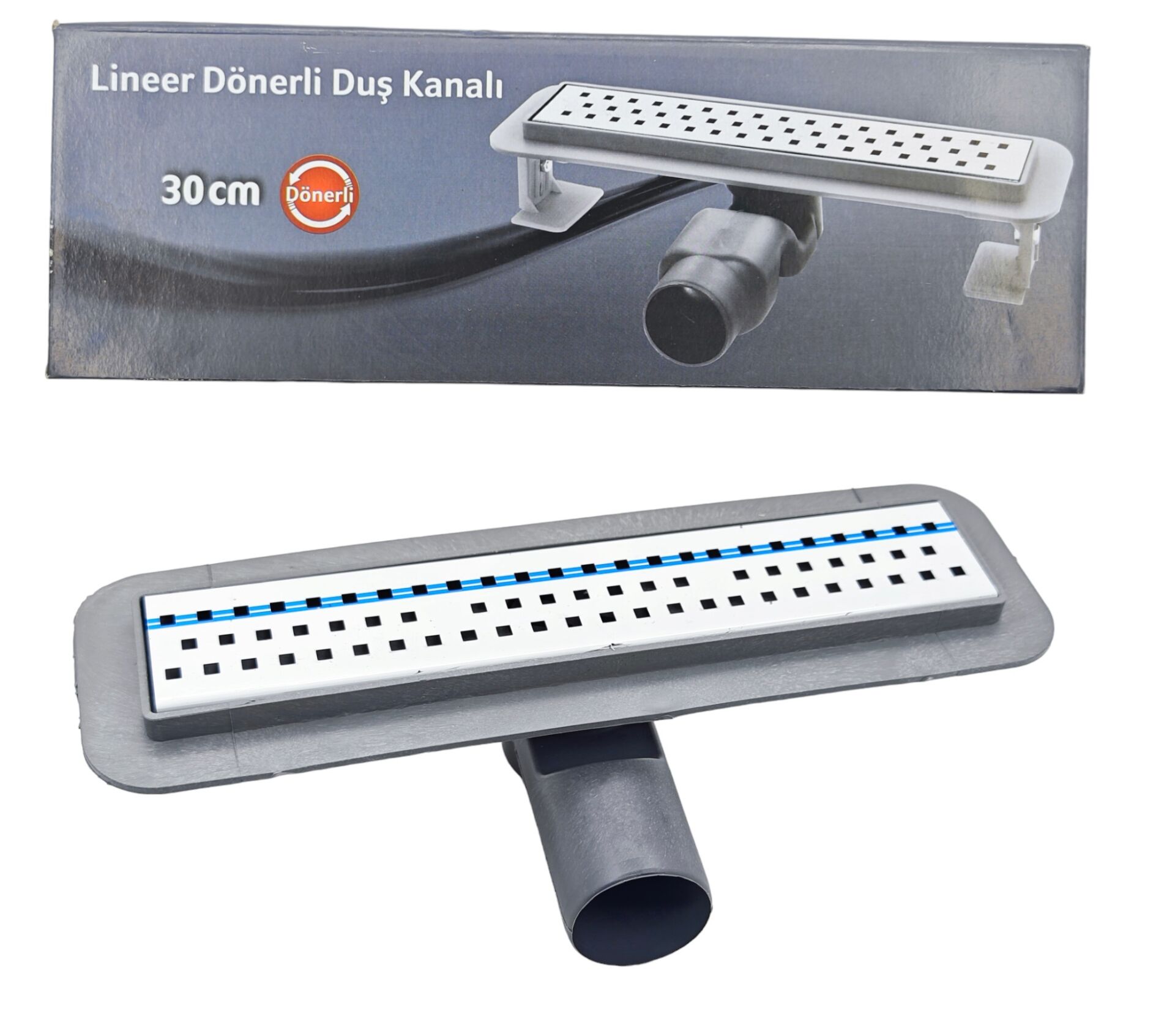 16653 Lineer Dönerli Duş Kanalı 30Cm
