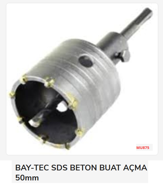 Mu875 Bay-Tec Sds Beton Buat Açma 50Mm