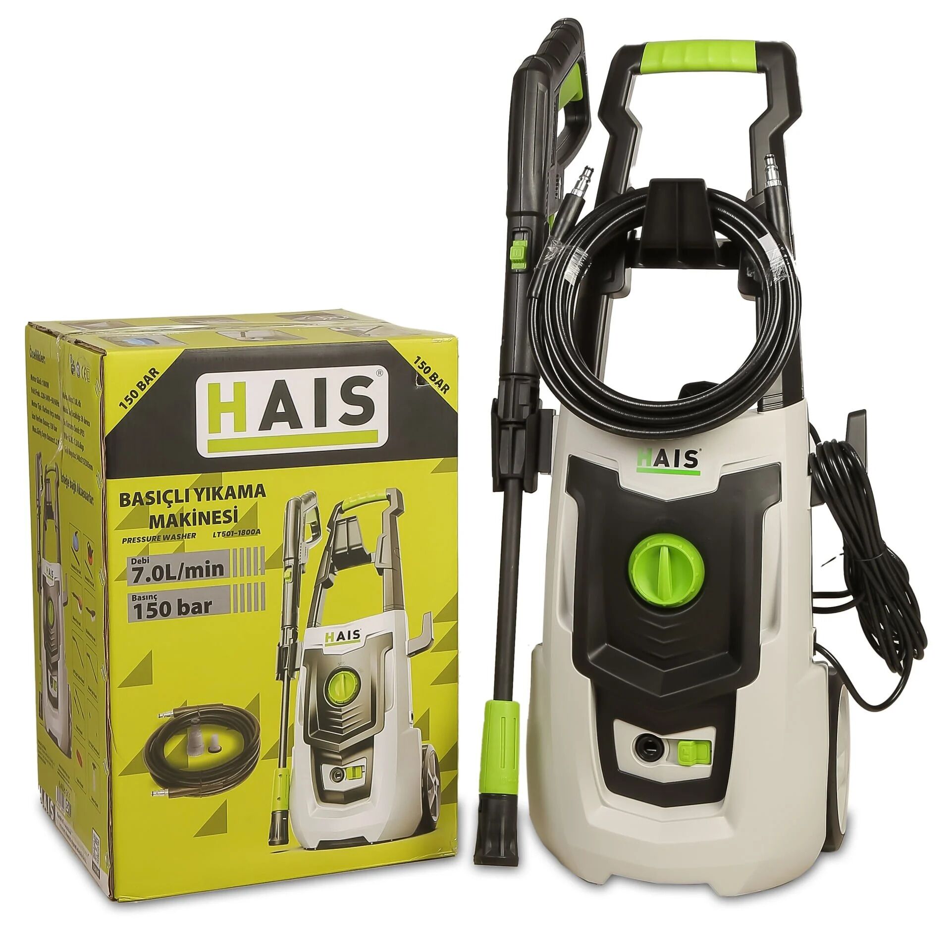 LT501 Hais 150 Bar Basınçlı Yıkama Makinesi 1800W