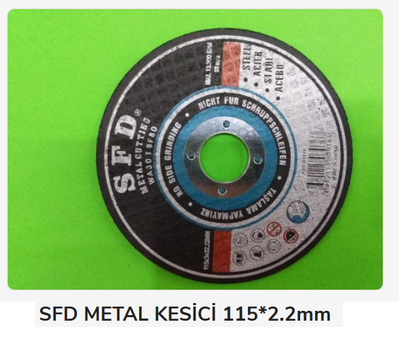 B0036 Hand Sfd Metal Kesici 115*2.2Mm