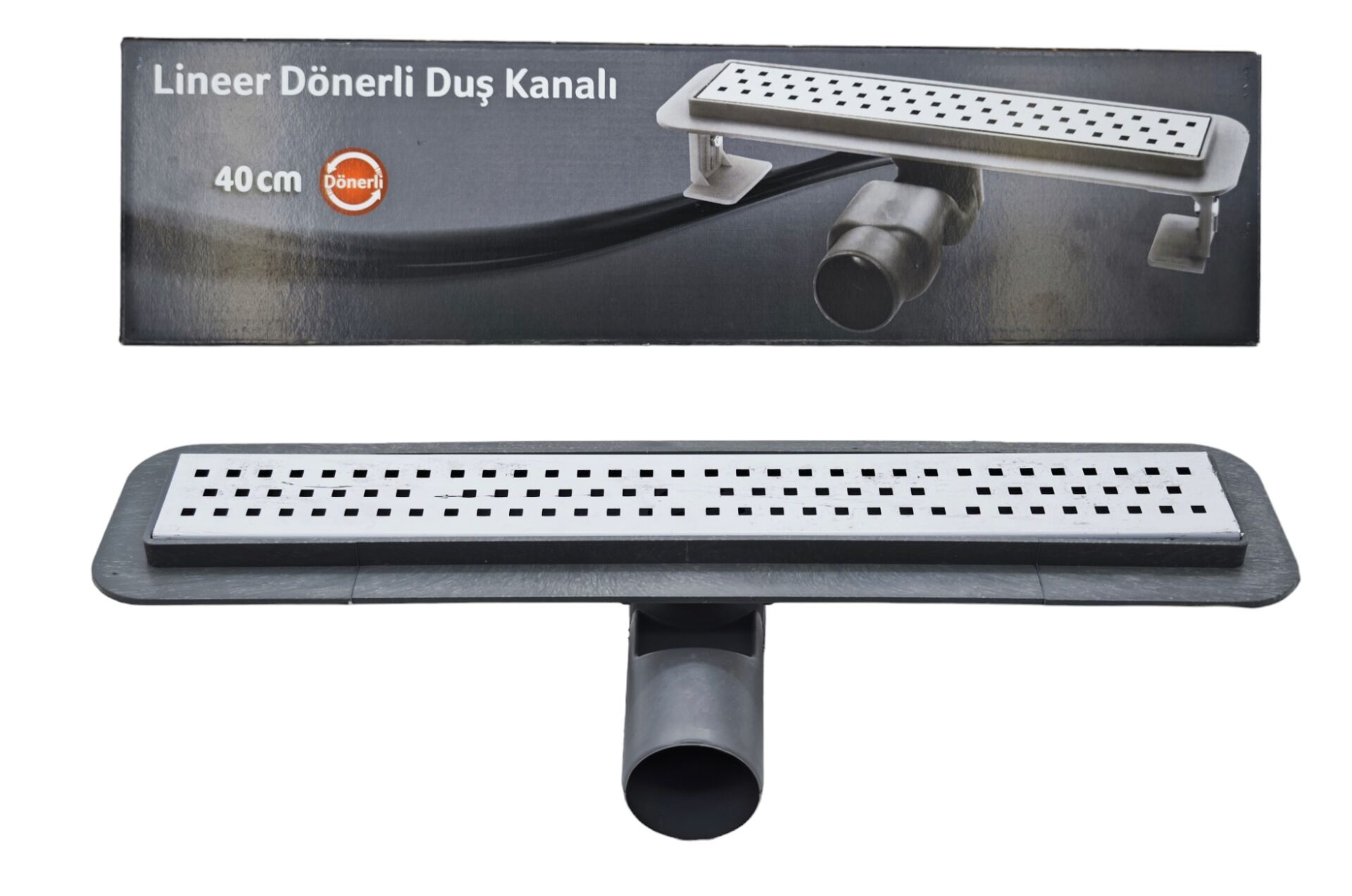 16751 Lineer Dönerli Duş Kanalı 40Cm