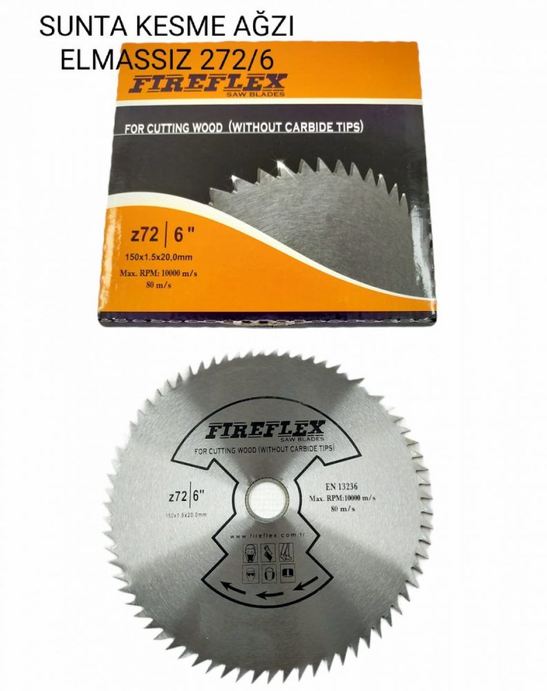 Z72/6 Fireflex Sunta Testere Ağzı 150Mm (Elmazsız)