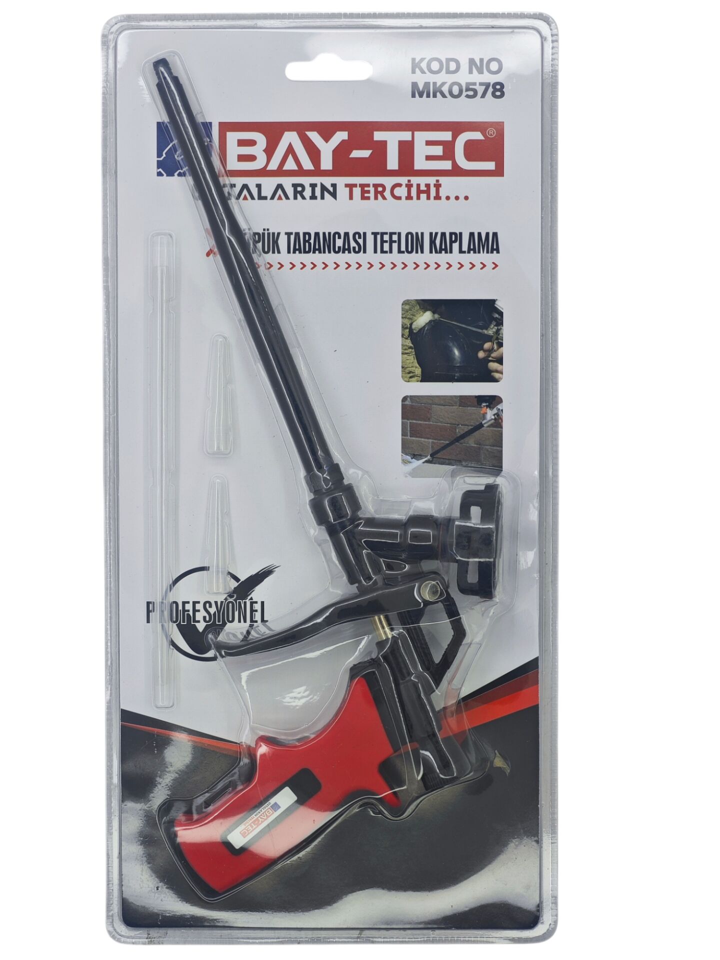 MK0578 Bay-Tec Teflon Kaplı Köpük Tabancası