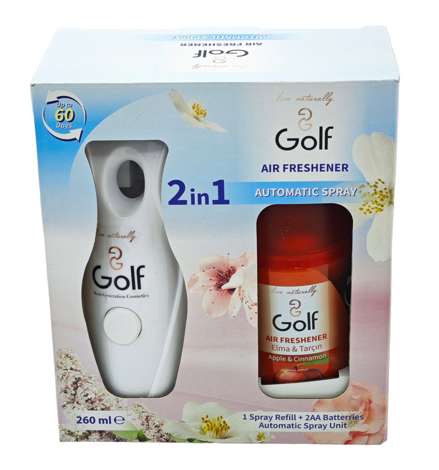0216 Golf Makineli Oda Sprey 2in1 260ml