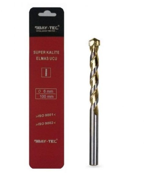 Mu1760 Bay-Tec Elmas Matkap Ucu 6*100Mm (Gold)