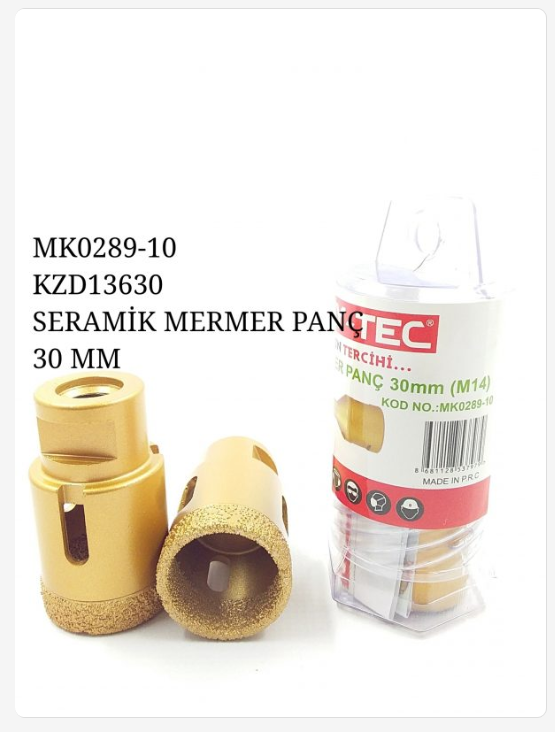Mk0289-10 Bay-Tec Seramik Mermer Panç 30Mm