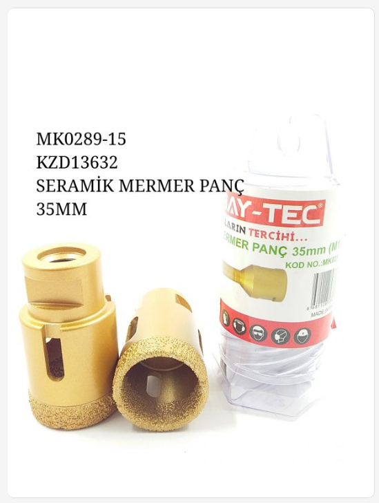 Mk0289-15 Bay-Tec Seramik Mermer Panç 35Mm