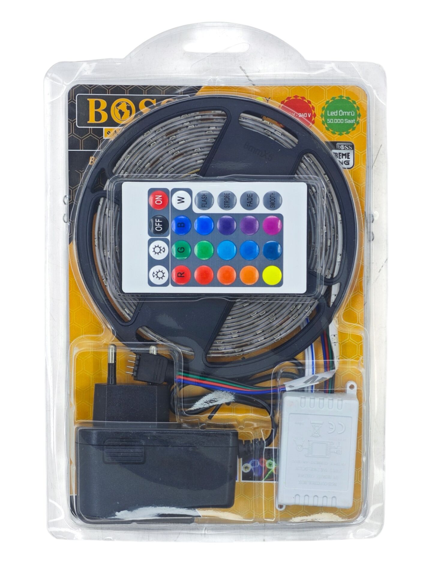 B-80377 Boss Kumandalı Şerit Led 5m