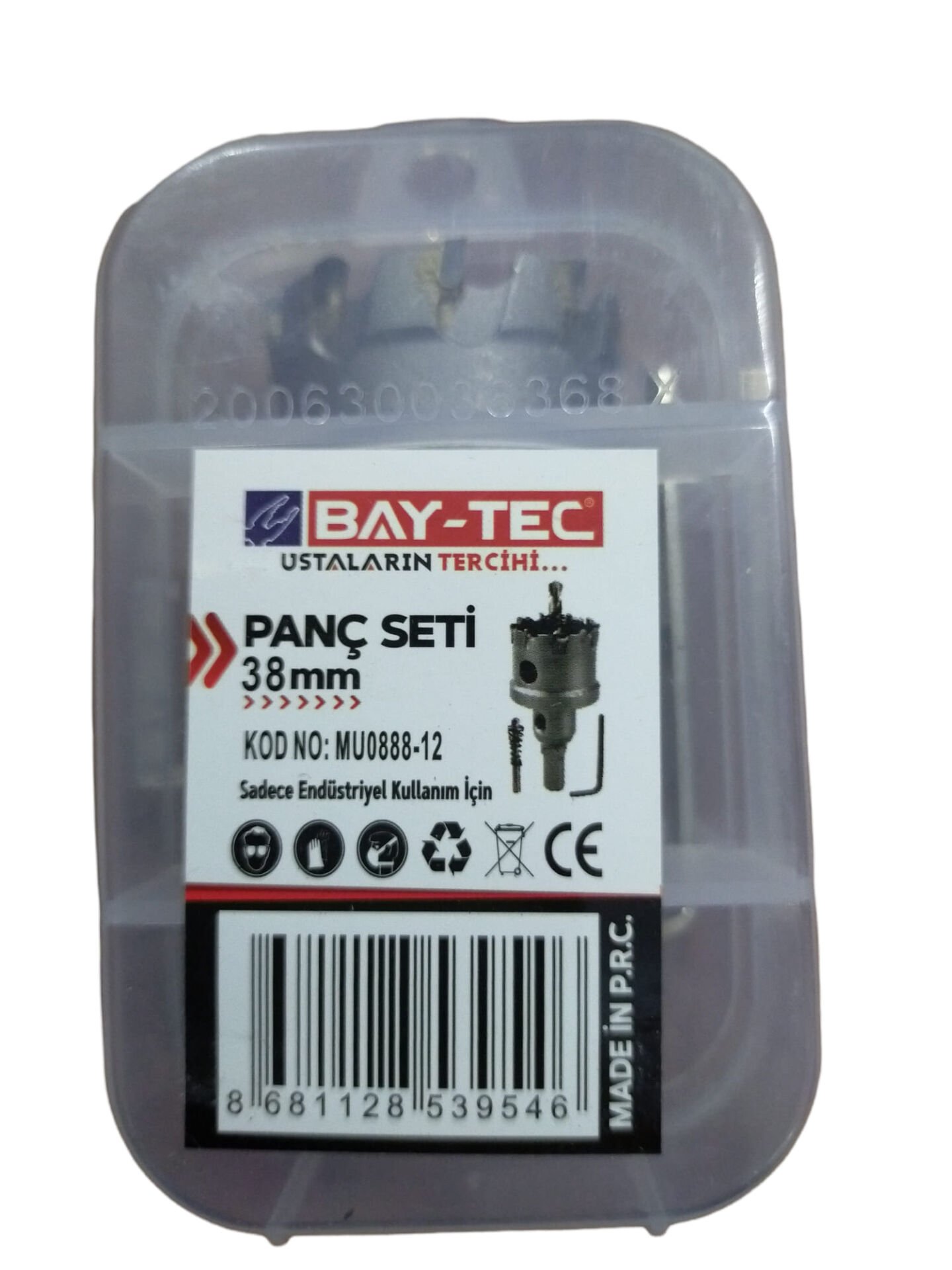 Mu0888-12 Bay-Tec Tct Metal Panç 38Mm