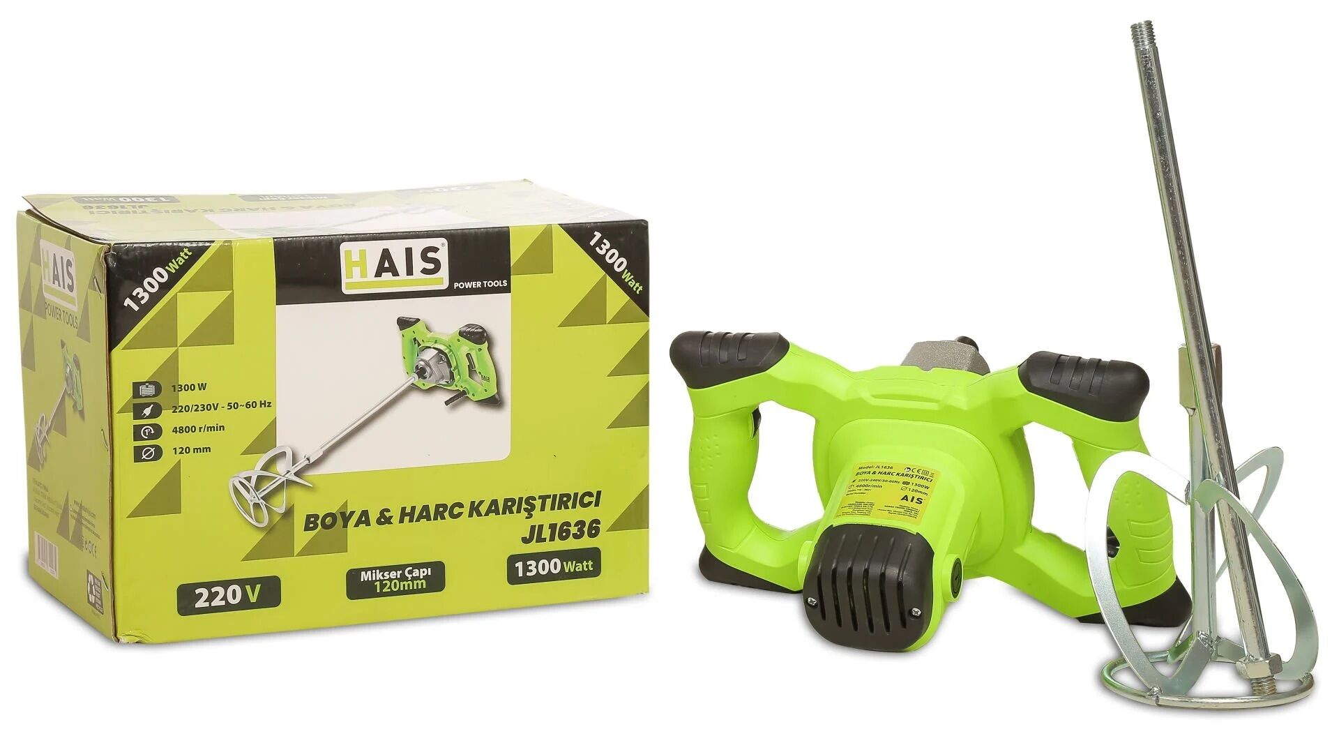 JL1636 Hais Harç ve Boya Karıştırıcı 1300W