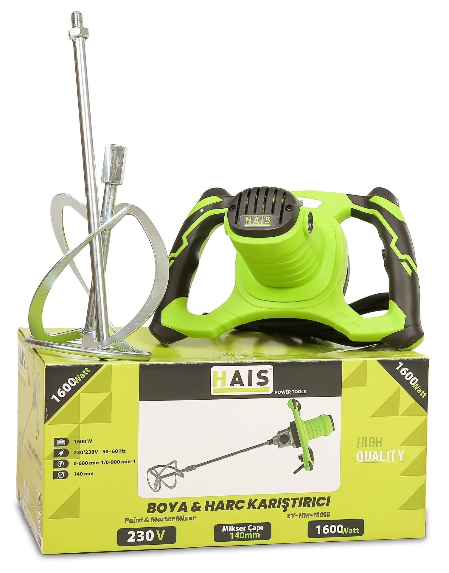 ZY-HM-1301S Hais Harç ve Boya Karıştırıcı 1600W