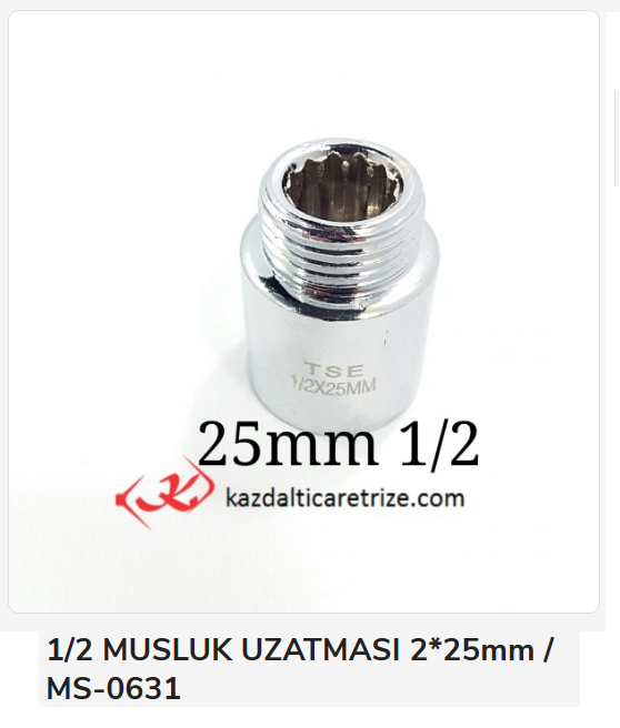 1225 Musluk Uzatması 1/2-25Mm