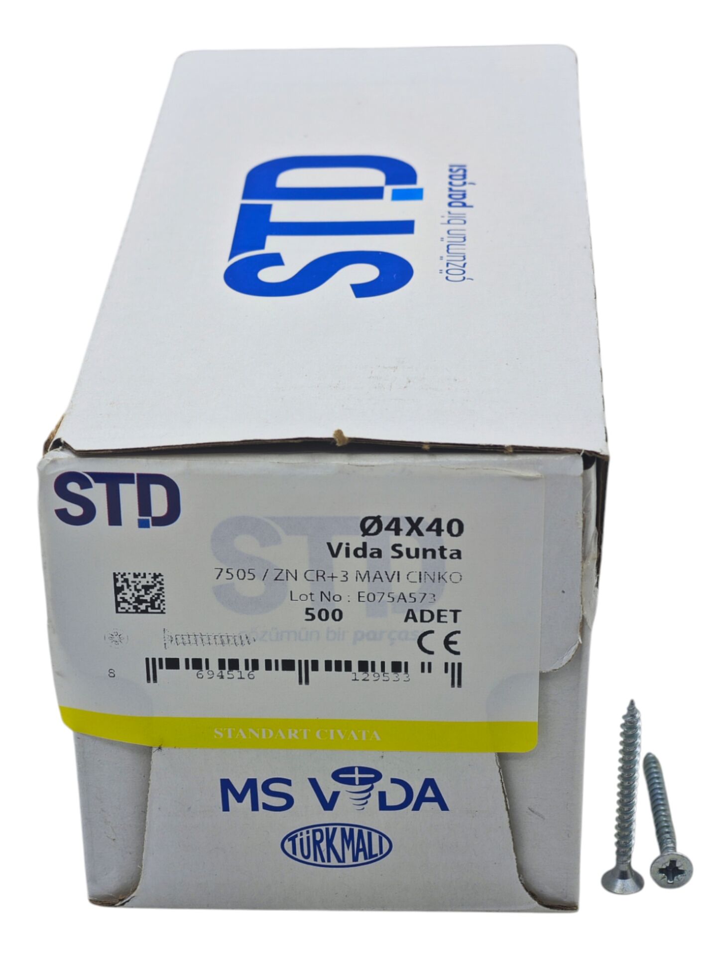 4040 STD 4*40mm Sunta Vıdası 500lü
