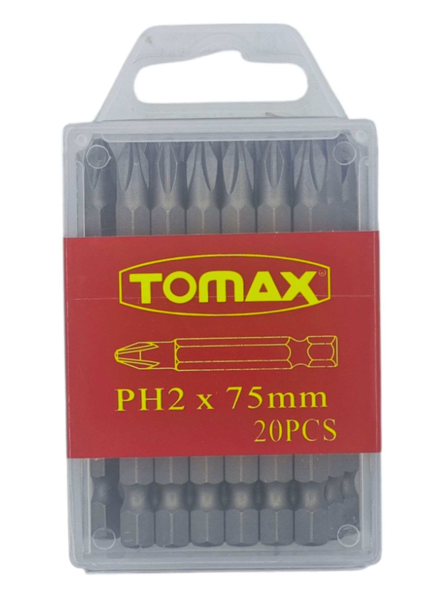 T-0219 Tomax Yıldız Bits Uç PH 2 75mm - Köşeli