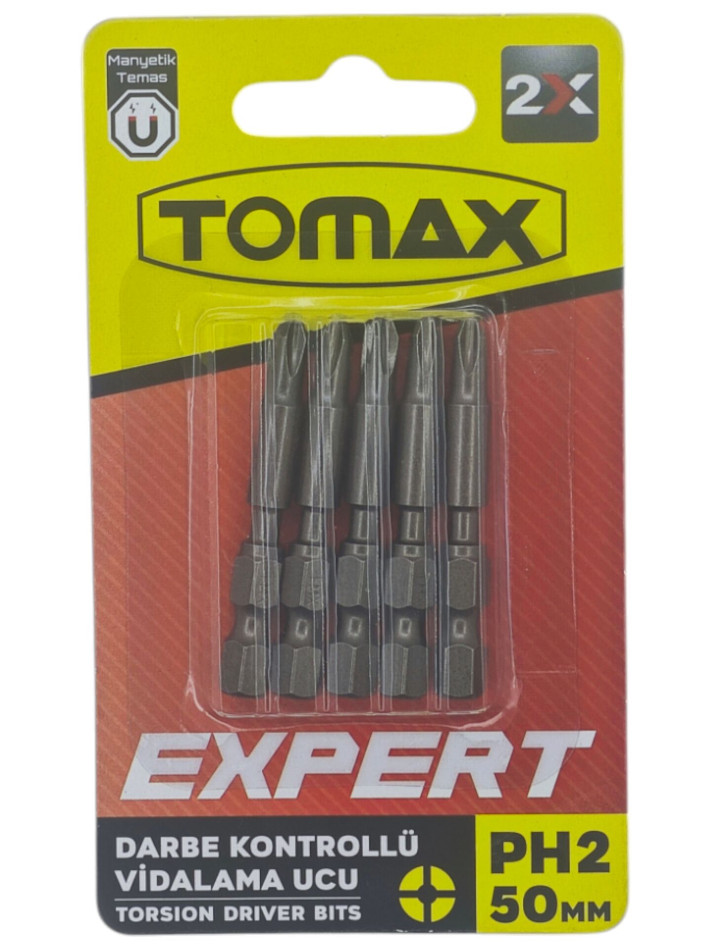 T-0361 Tomax Yıldız Bits Uç PH 2X 50mm - Yuvarlak