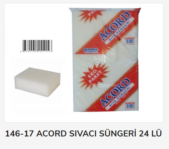 1714 Karsan Sıvacı Süngeri 24Lü