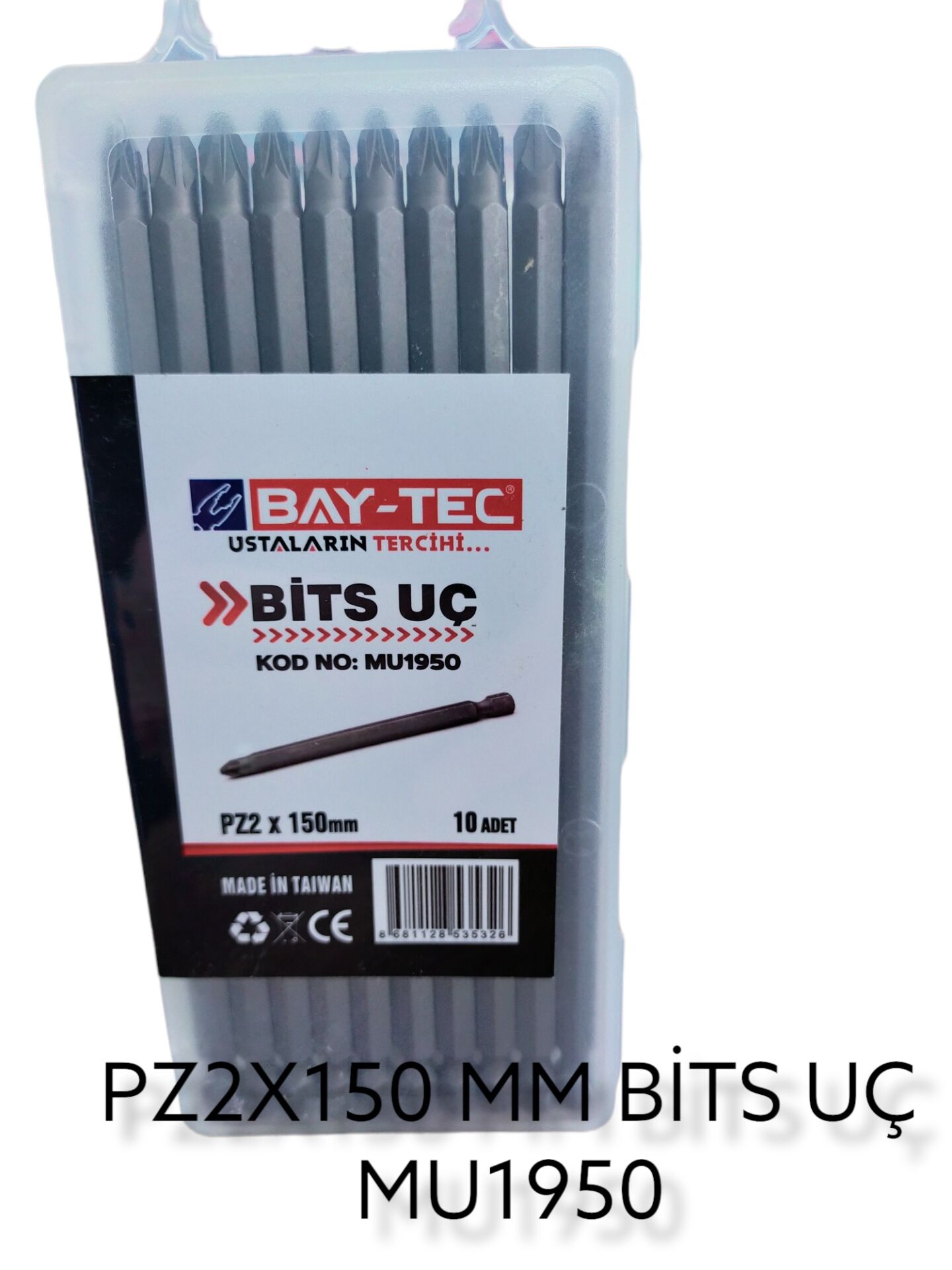 Mu1950 Bay-Tec Pozi Bits Uç Pz2*150Mm