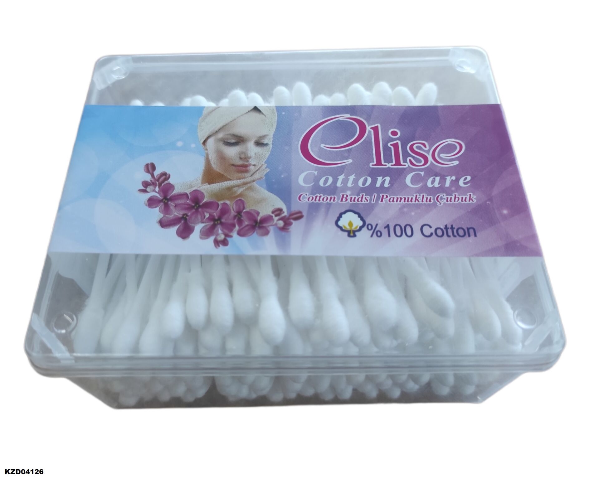 0203 Elise Pamuklu Kulak Çubuğu 200Lü - Kare