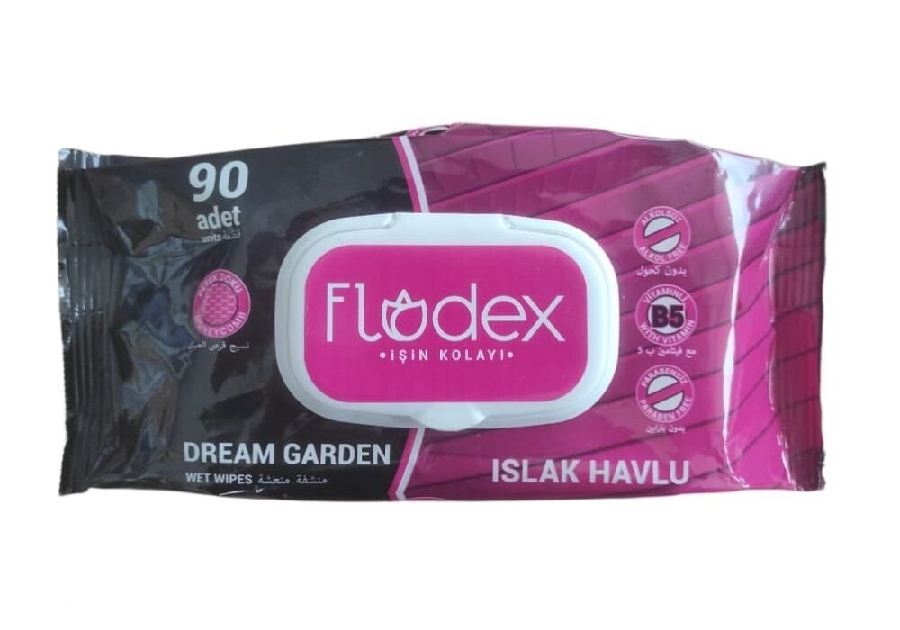 440018 Flodex Islak Mendil 90lı - Kapaklı