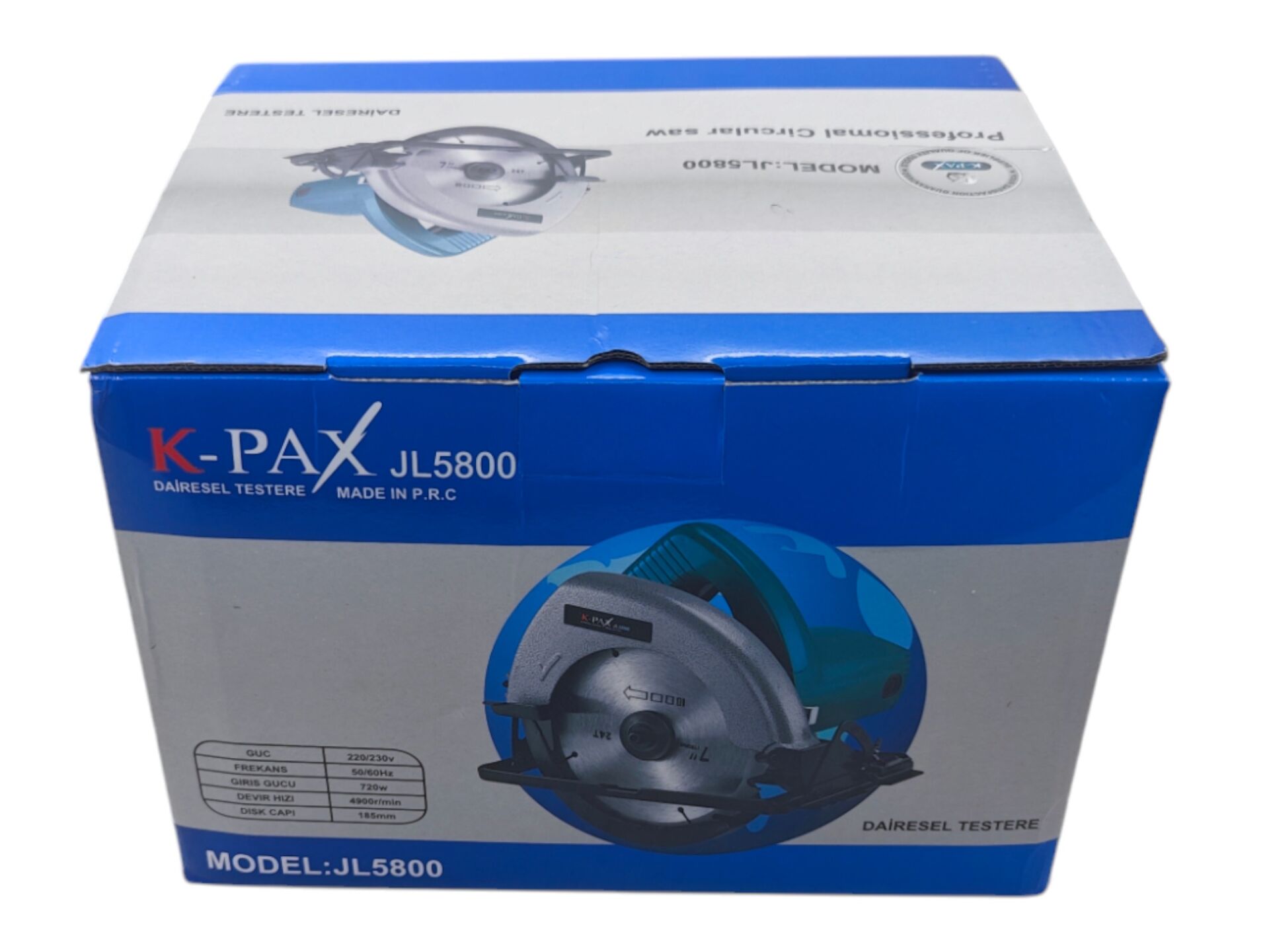 JL5800 K-Pax Dairesel Testere 720W - Sunta Kesme