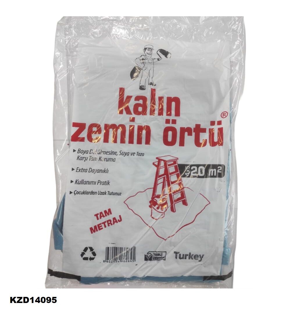 6264 Kalın Zemin Hışır Örtüsü 20m² - Mavi
