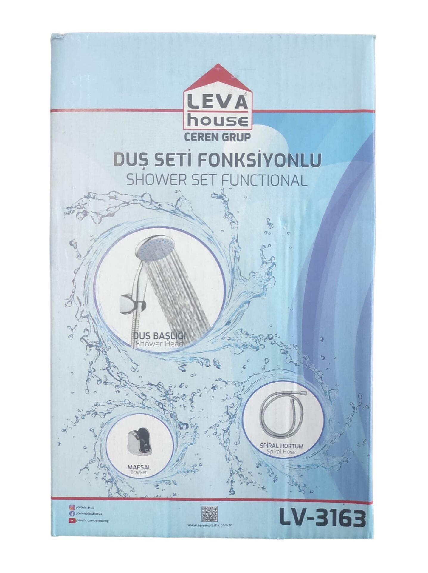 Lv-3163 Leva House Fonksiyonlu Duş Seti