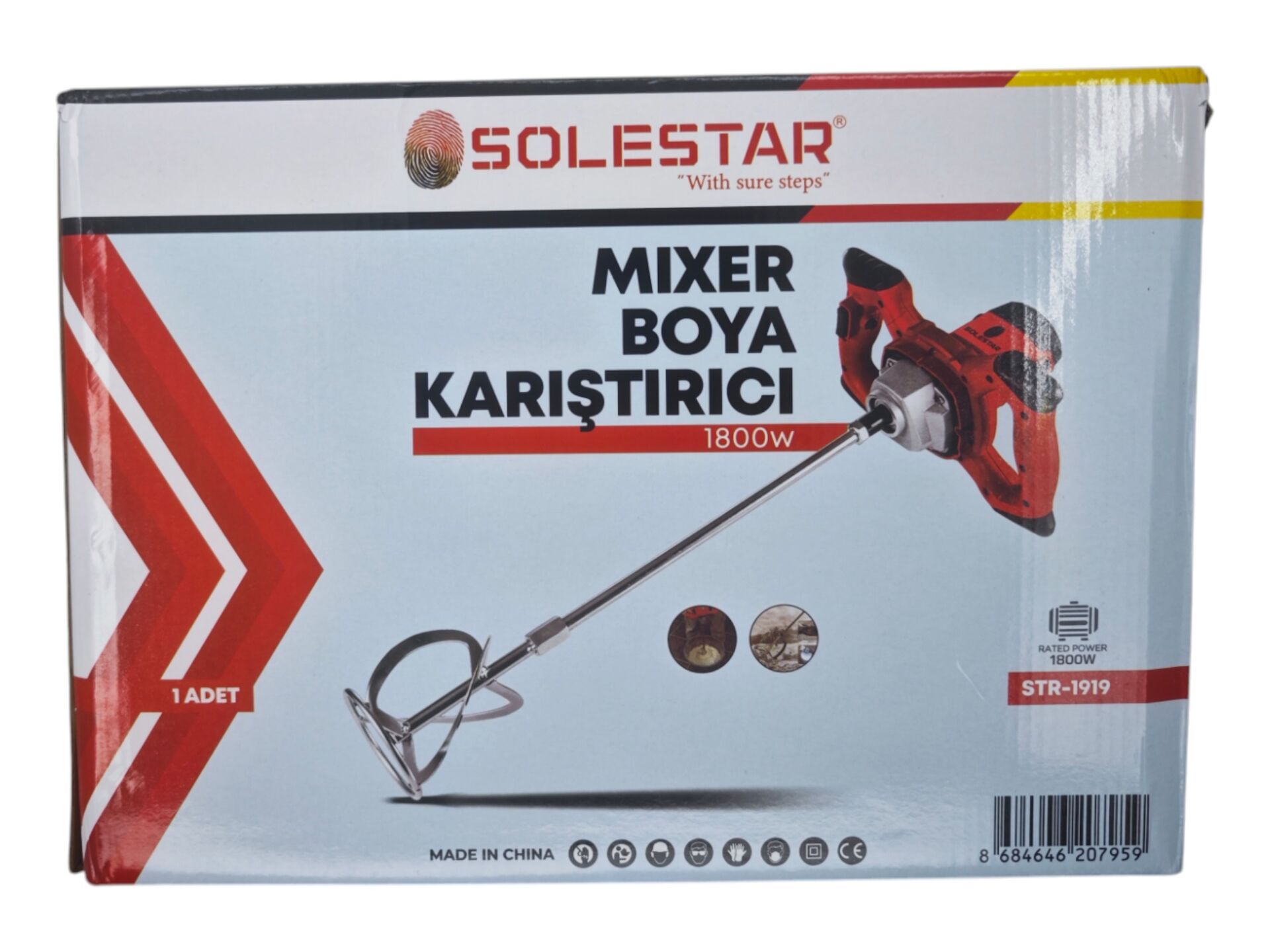 STR-1919 Solestar Harç ve Boya Karıştırıcı 1800W