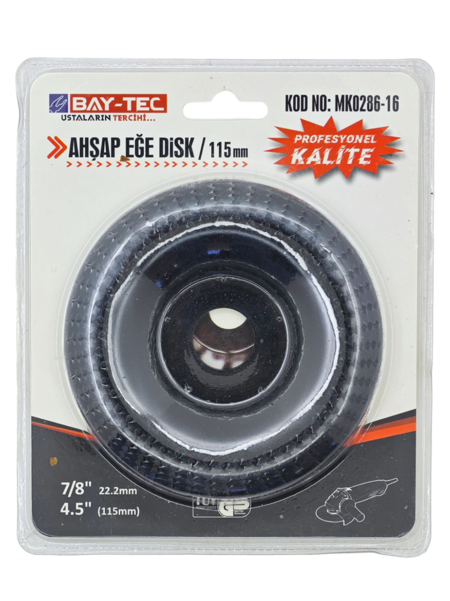 Mk0286-16 Bay-Tec Ahşap Eğe Disk 115Mm